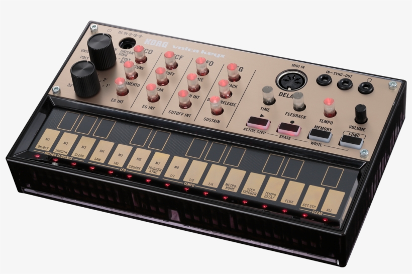 Korg Volcabass Machine Analog Synthesize - Korg Volca Keys, transparent png