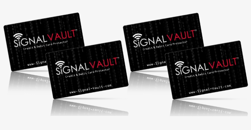 Shark Tank Super Offer - 2 Pack Signal Vault Credit & Debit Card Protector, transparent png
