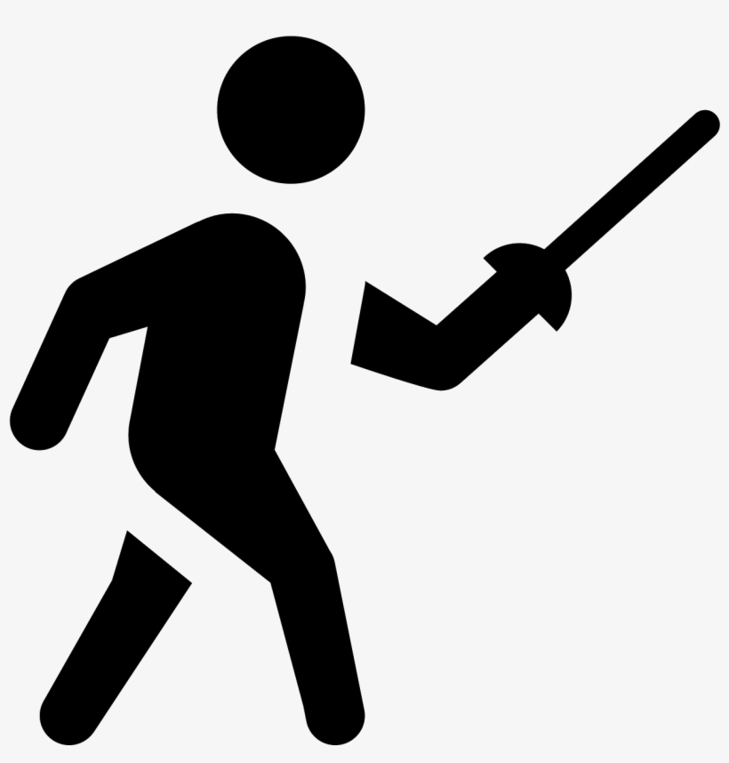 Fencing Icon - Desactivar Contador De Pasos Huawei P20 Lite, transparent png