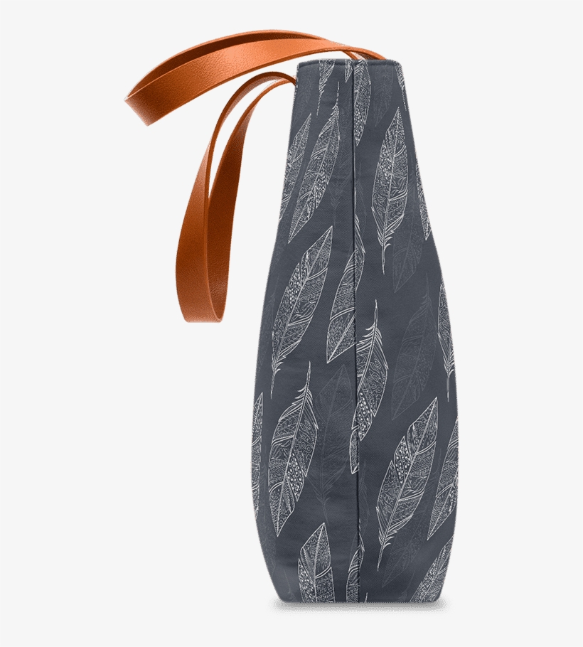 Dailyobjects Tribal Feathers Grey Classic Tote Bag - Hobo Bag, transparent png