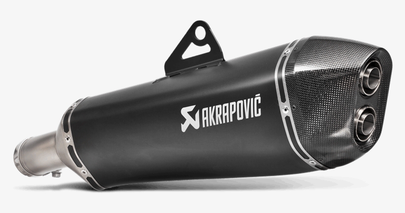 Akrapovic Bmw F650gs 08 12 Black Titanium Slip On Exhaust - Bmw F 800 Gs Akrapovic, transparent png