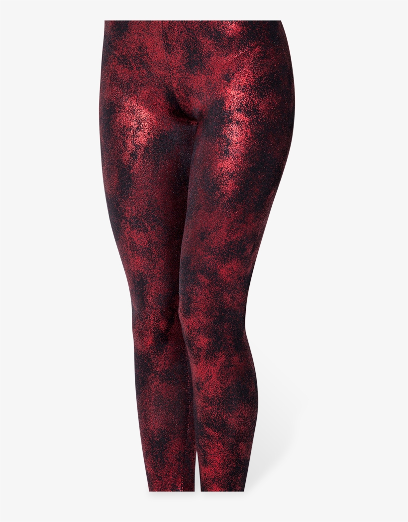 Spray Paint Red High Waisted Leggings - Tights, transparent png
