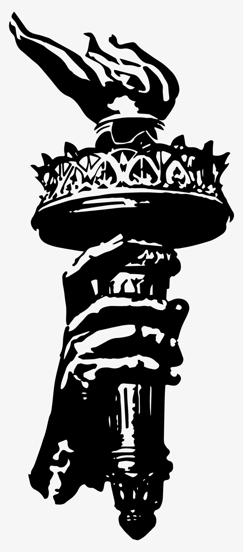 Torch Vector-black - Treason Gallery, transparent png