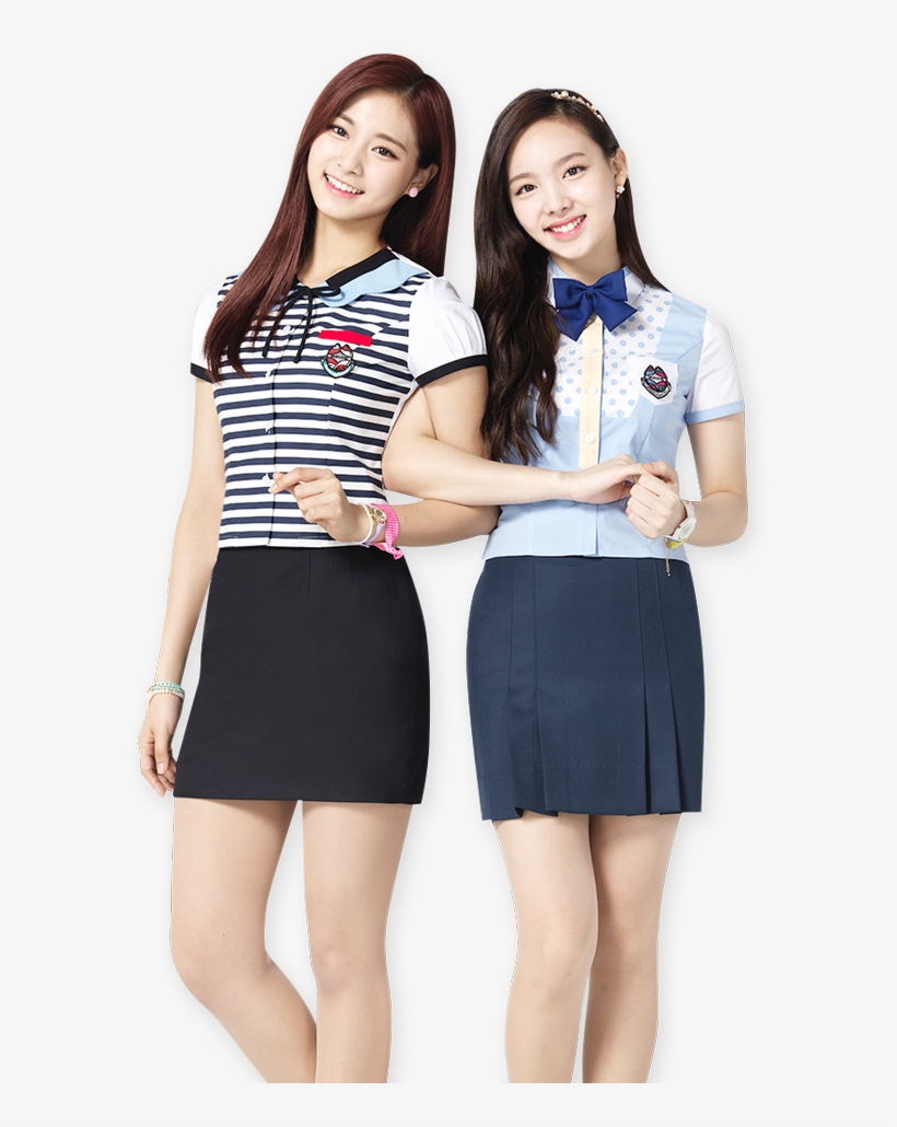 Tzuyu Nayeon - Nayeon Tzuyu School Uniform, transparent png