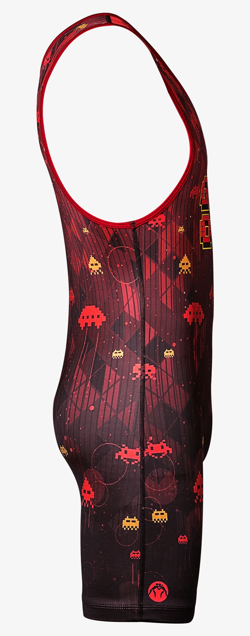 Insidewm Game Over Singlet Red Black Outside - Active Tank, transparent png