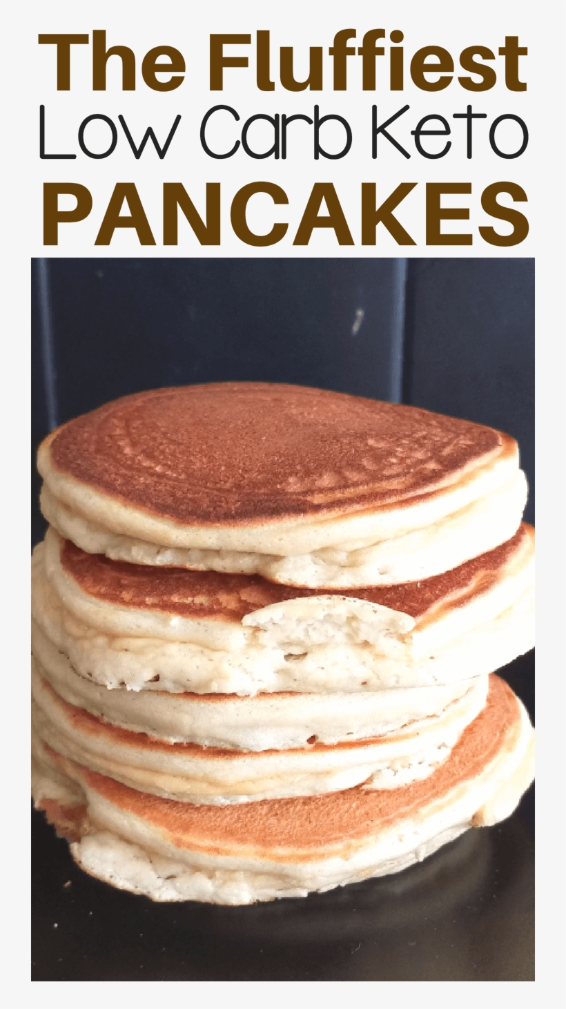 Easy Light & Fluffy Low Carb Keto Pancake Recipe For - Keto Pancakes Fluffy, transparent png
