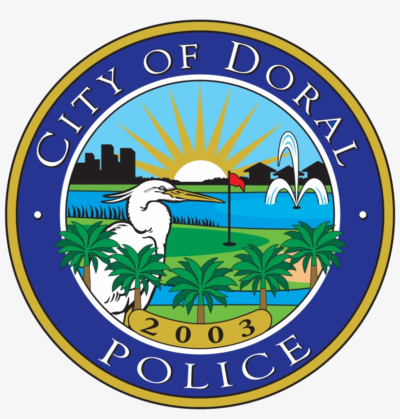 Faith And Community Based Organizations Advisory Board - City Of Doral Police Department Logo, transparent png