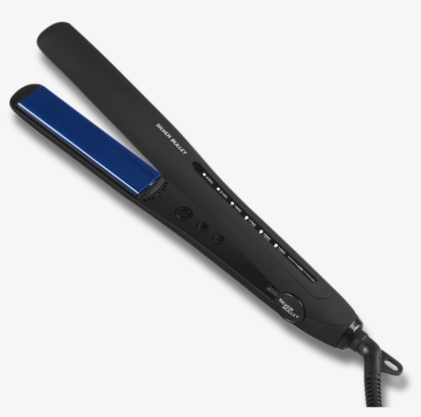 Silver Bullet Keratin 230 Titanium Blue Hair Straightener - Silver Bullet Keratin 230 Titanium, transparent png