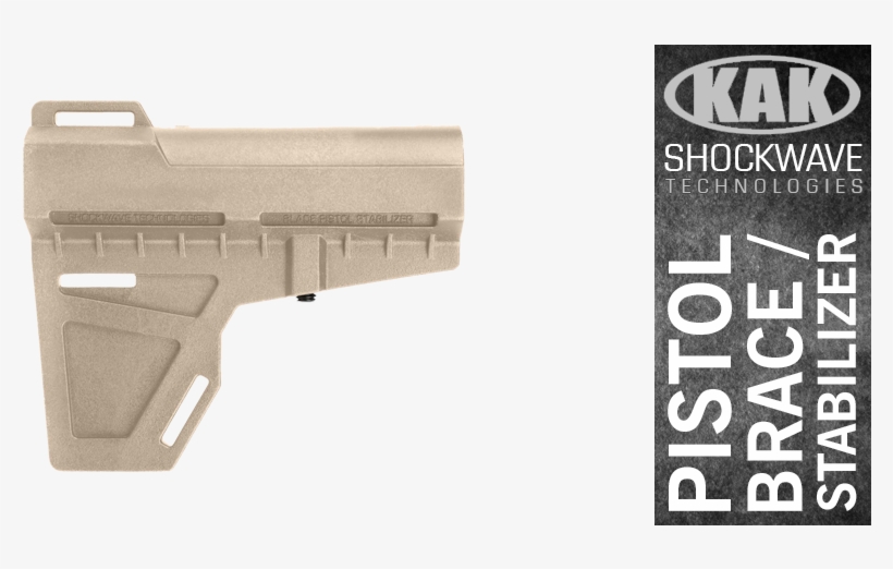 Kak Shockwave Blade Ar 15 Pistol Brace Stabilizer - Ar-15 Style Rifle, transparent png