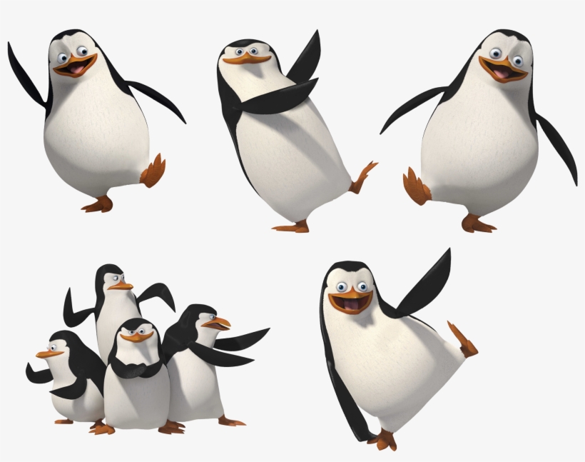 Madagascar Penguins Png Image - Penguin Of Madagascar Png, transparent png