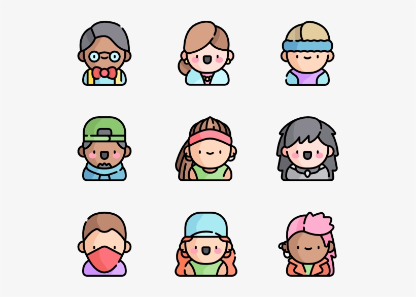 Urban Tribes Avatars - Party, transparent png