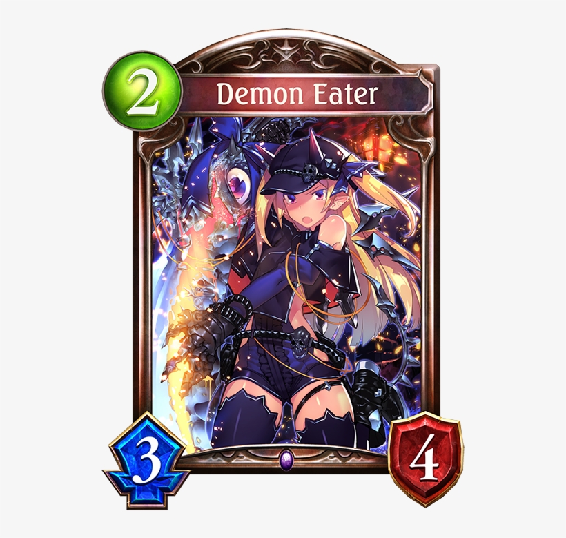 Unevolved Demon Eater Evolved Demon Eater - Shadowverse Wolf Fang Swordsman, transparent png