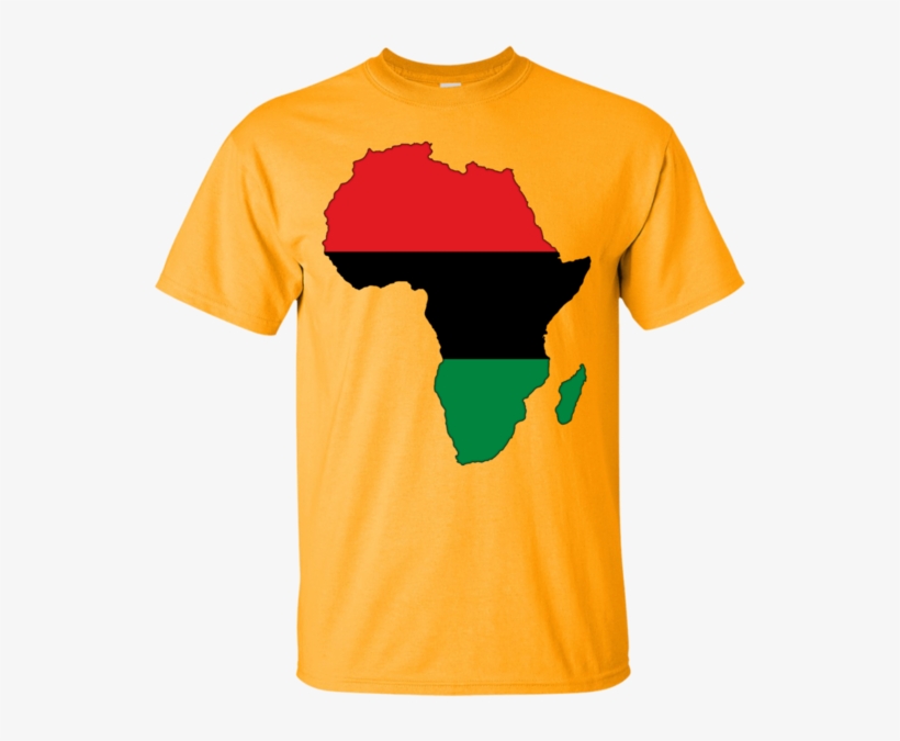 Pan Africa Flag And Continent Outline - Grey Map Of Africa, transparent png