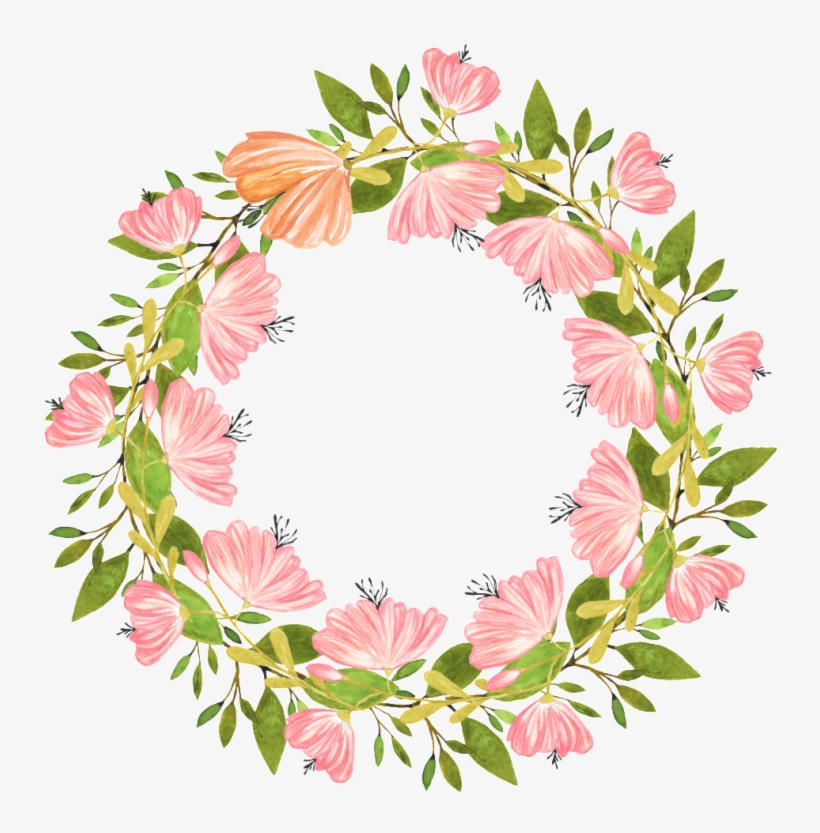 Beautiful Decorative Wreath Png Free Buckle - Wreath, transparent png