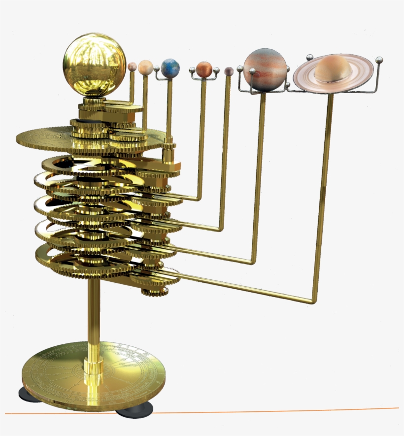 Read More » - Brass Solar System Model, transparent png