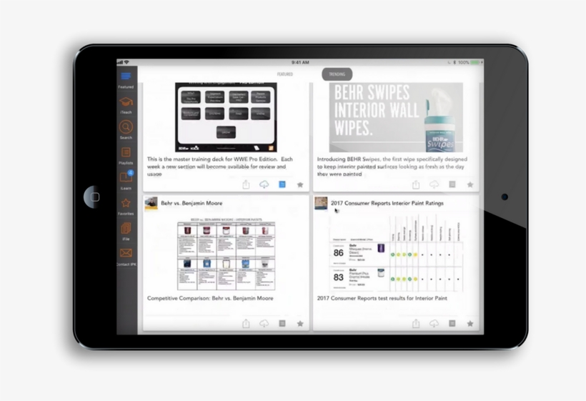 Behr's Ipk App Highlight Comparison Charts Of Rival - Experience Api, transparent png