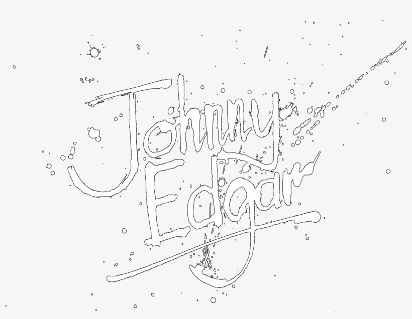 Johnny Edgar - Calligraphy, transparent png