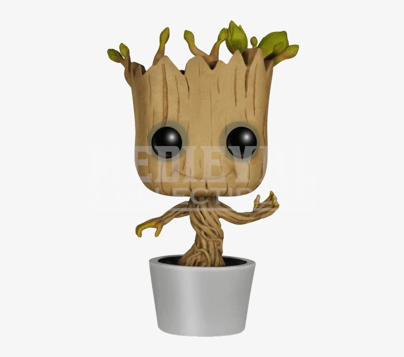 Guardians Of The Galaxy Dancing Groot Pop Figure - Funko Pop Guardians Of The Galaxy Dancing Groot Bobble, transparent png