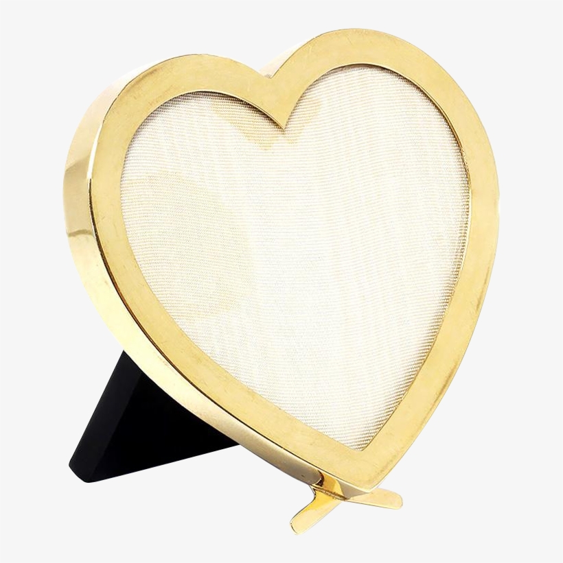 Authentic Vintage Cartier Picture Frame Heart Shape - Picture Frame, transparent png