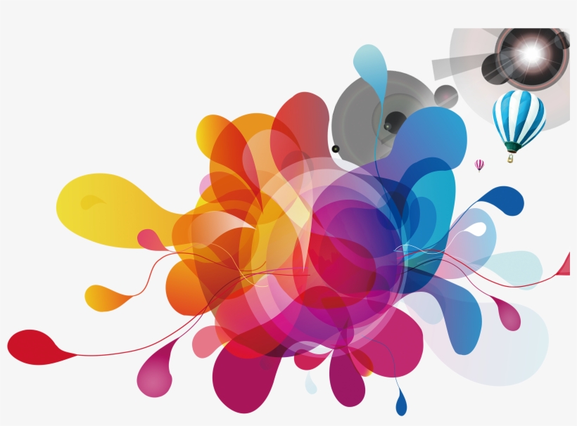 Light Graphic Color Creative - Colores Diseño Grafico Png, transparent png