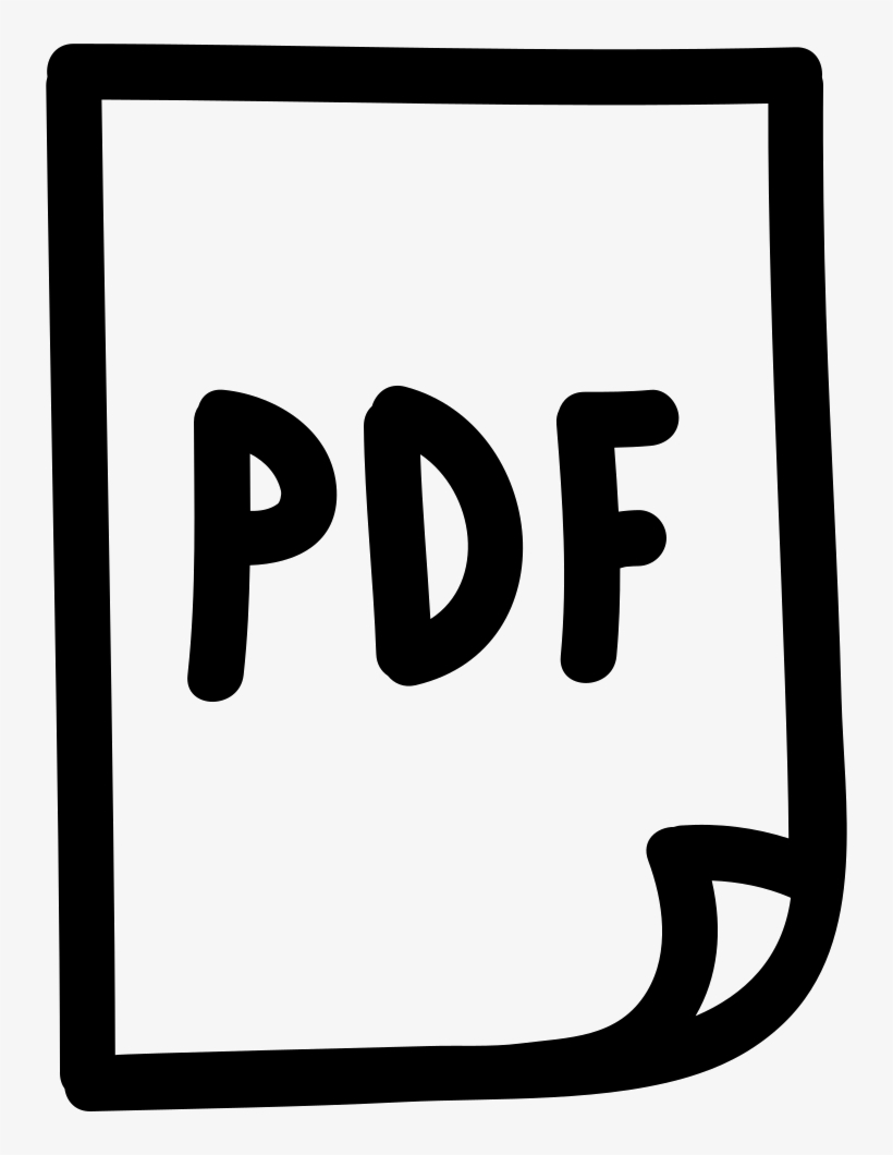 Pdf File Hand Drawn Symbol Comments - Gif Bilddatei, transparent png