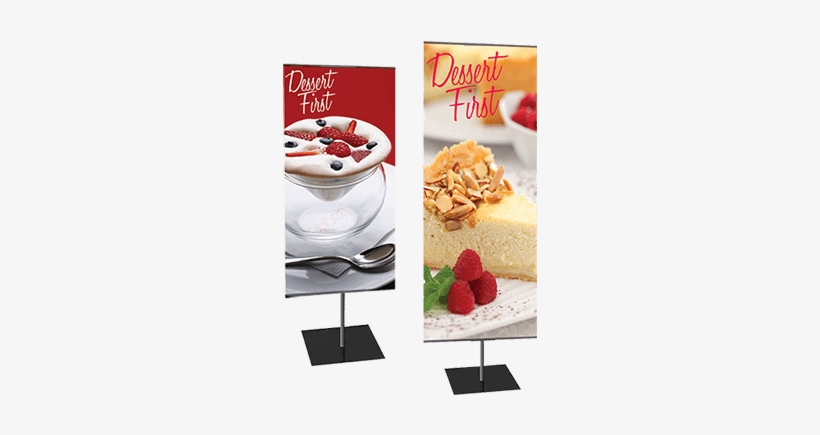 Banner Stands - Custom Classic Banner Stand Small 12 In. X 42 In. Double-sided, transparent png