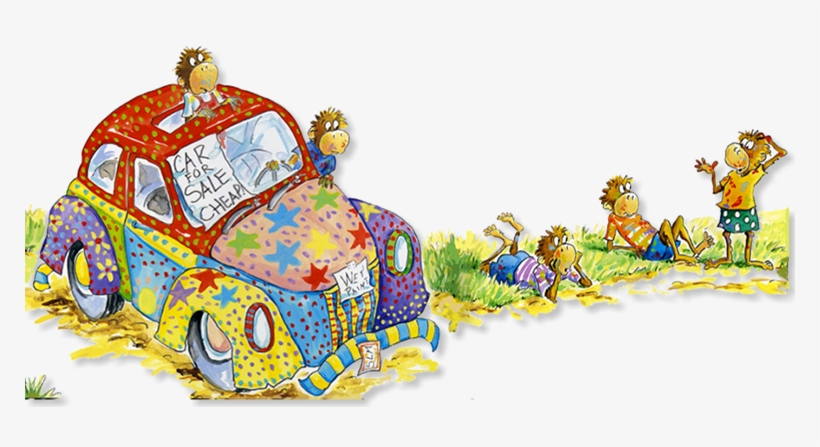 The Drawings Are Dark Pencil - Five Little Monkeys Wash The Car, transparent png