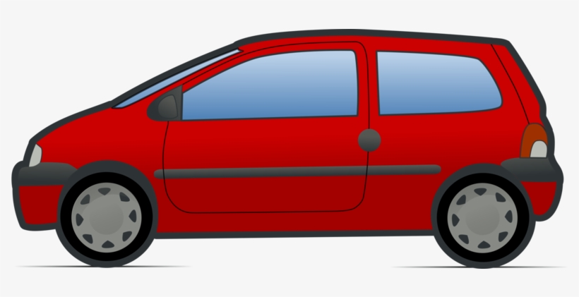 Minivan Cartoon Renault Twingo - Twingo Clipart, transparent png