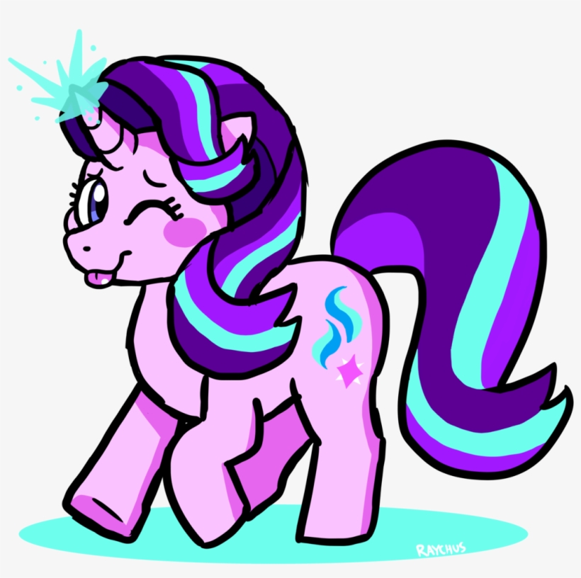 Raychus, Glowing Horn, One Eye Closed, Pony, Safe,, transparent png