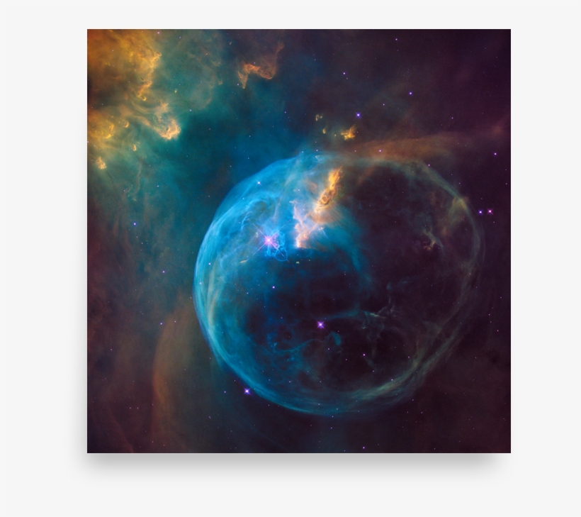 Bubble Nebula - Ngc - Bubble Nebula Real Color, transparent png