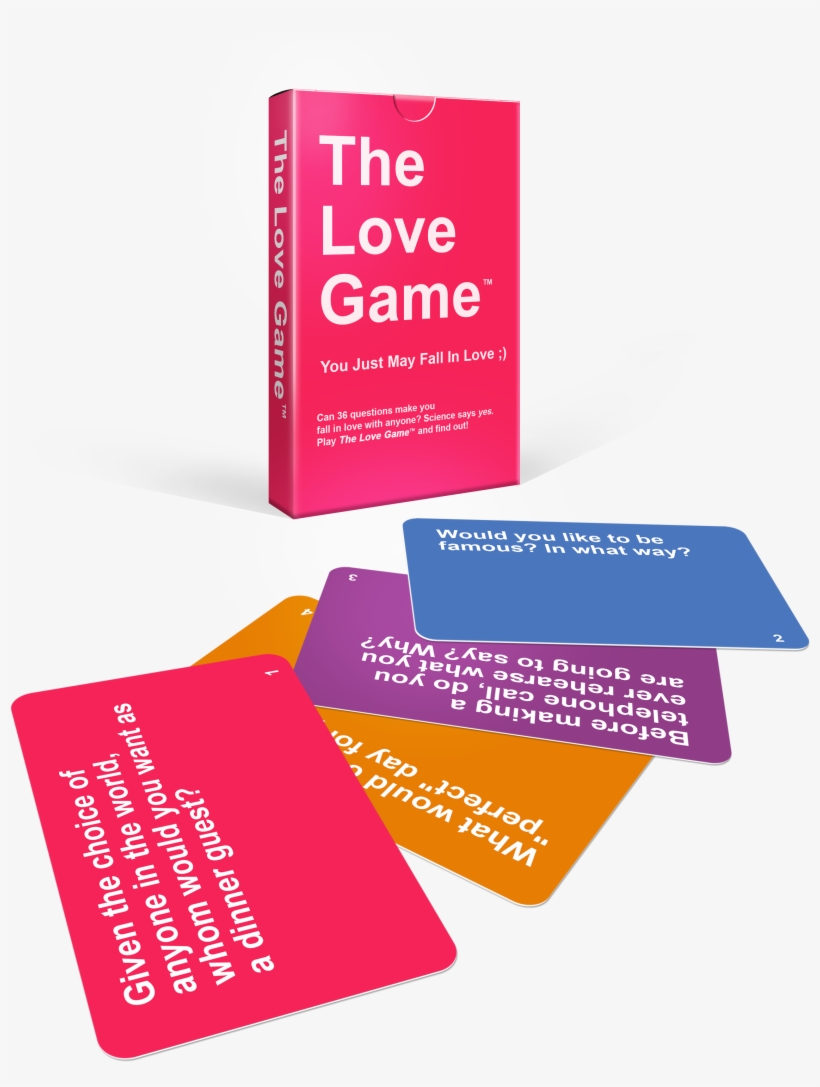 The Love Game™ Cards - Book Cover, transparent png
