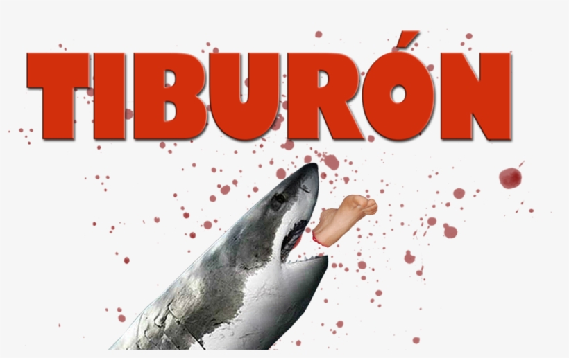 Jaws Image - Sea Predator Shark - Print On Canvas (40.6x27.5inch:, transparent png