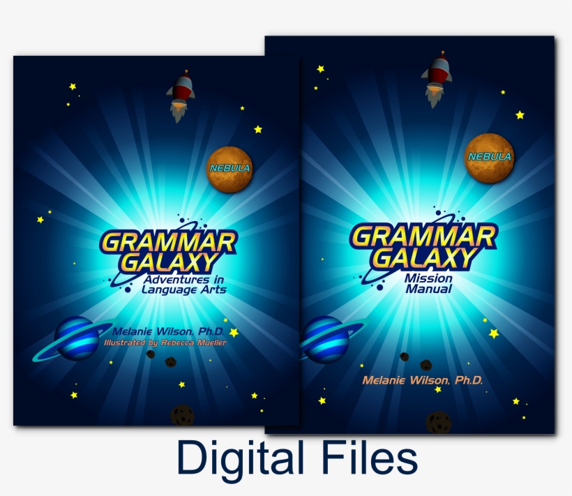 Grammar Galaxy Nebula Digital Kit - Grammar Galaxy Nebula: Mission Manual [book], transparent png