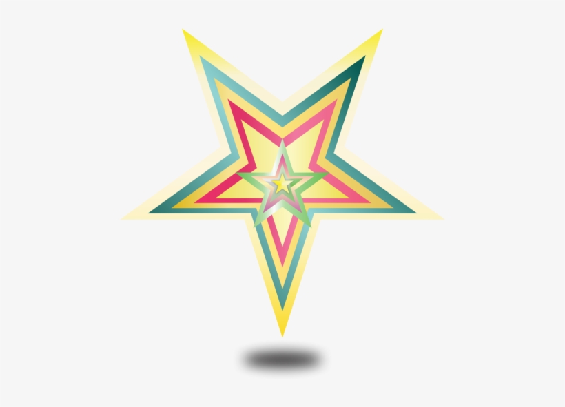 Colorful Star Vector, Star, Moon Stars, Night Sky Star, transparent png