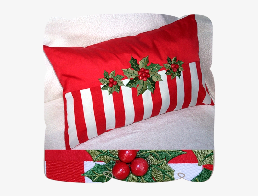 Holly Berries Pillow - Pillow, transparent png