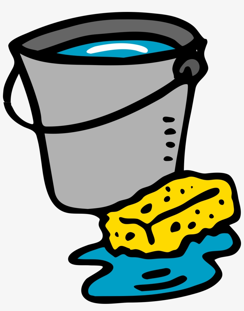 Architetto Secchio E Spugna Jpg Freeuse - Bucket And Sponge Clipart, transparent png