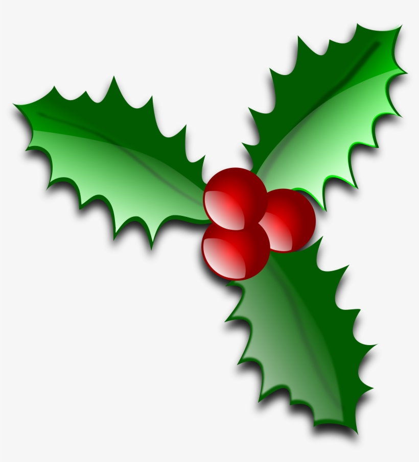 Holly Leaves Clipart Many Interesting Cliparts - Clip Art, transparent png