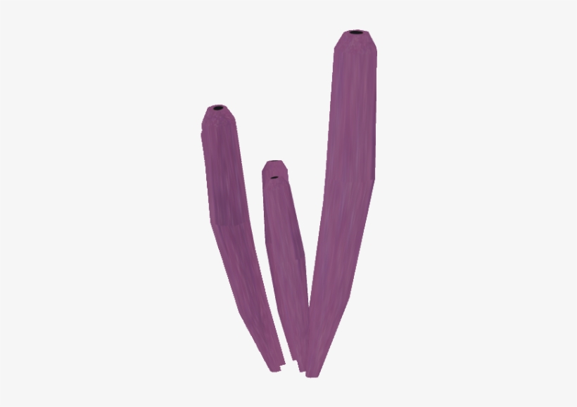 Purple Tube Sponge - Wood, transparent png