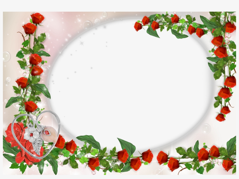 Marcos Para Fotos Flores Hermosas, transparent png