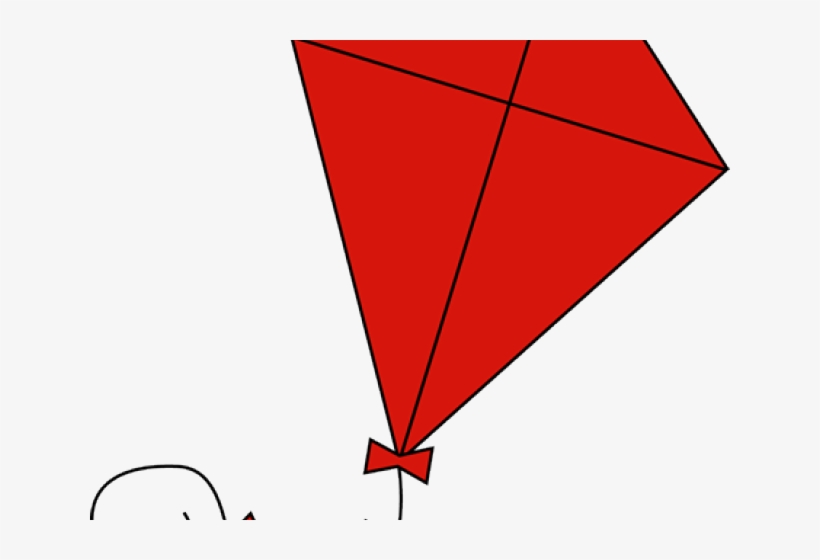 Diamonds Clipart Kite - Red Kite On White Background, transparent png