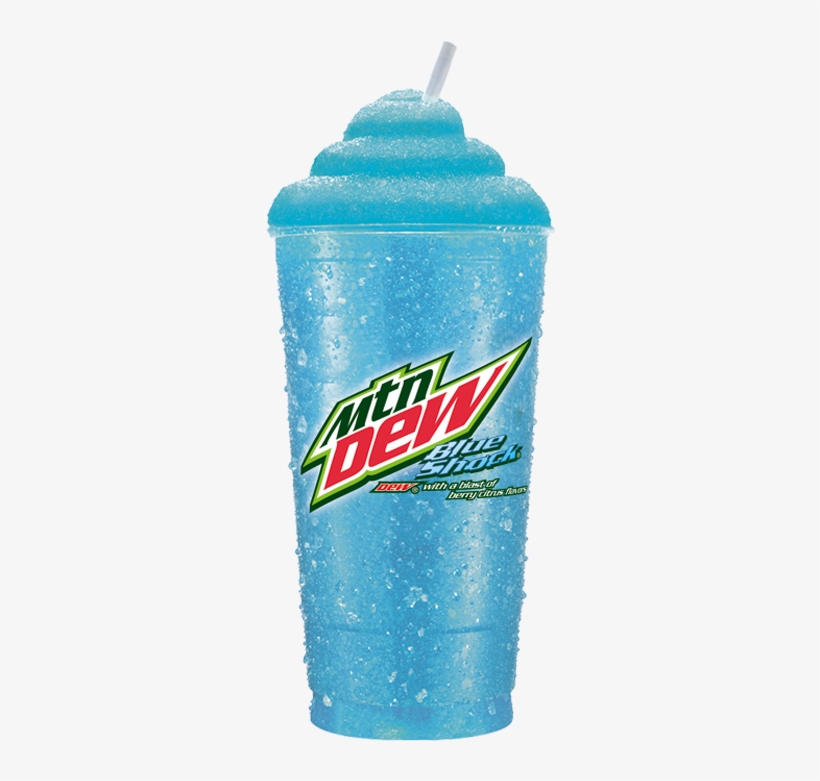 Blue Shock Freeze Cup - Mountain Dew White Out, transparent png