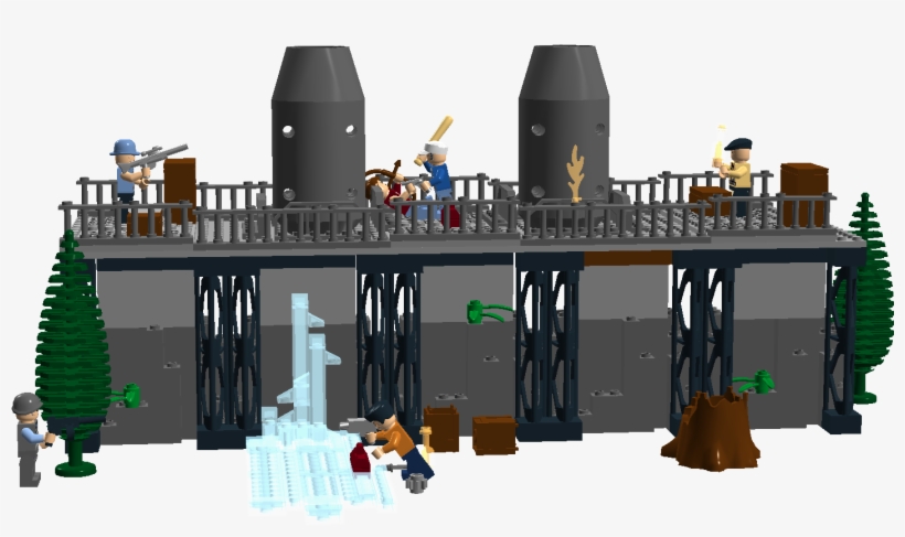 Image The Last Of Us Multiplayer Allpng Brickipedia - Last Of Us Dam Map, transparent png