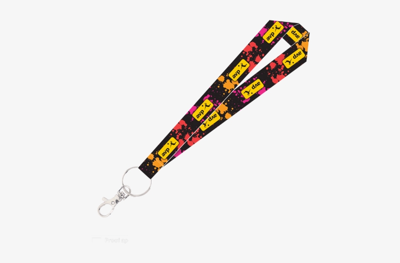 Avp Paint Splatter Keystrap Lanyard - Paint, transparent png