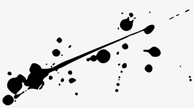 Clipart Resolution 3519*1792 - Black Paint Splatter Png, transparent png