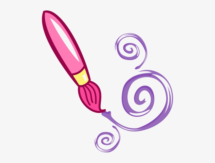 Transparent Paintbrush Artistic - My Little Pony Toola Roola Cutie Mark, transparent png