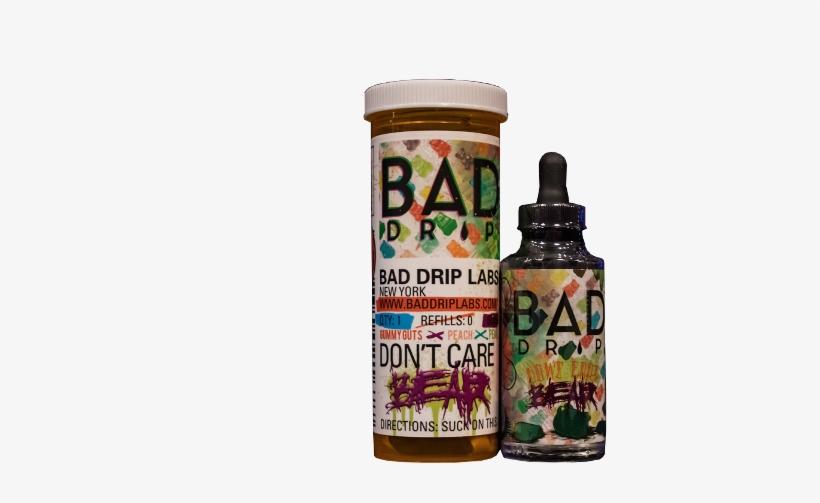 Don't Care Bear E-liquid - Bottle, transparent png
