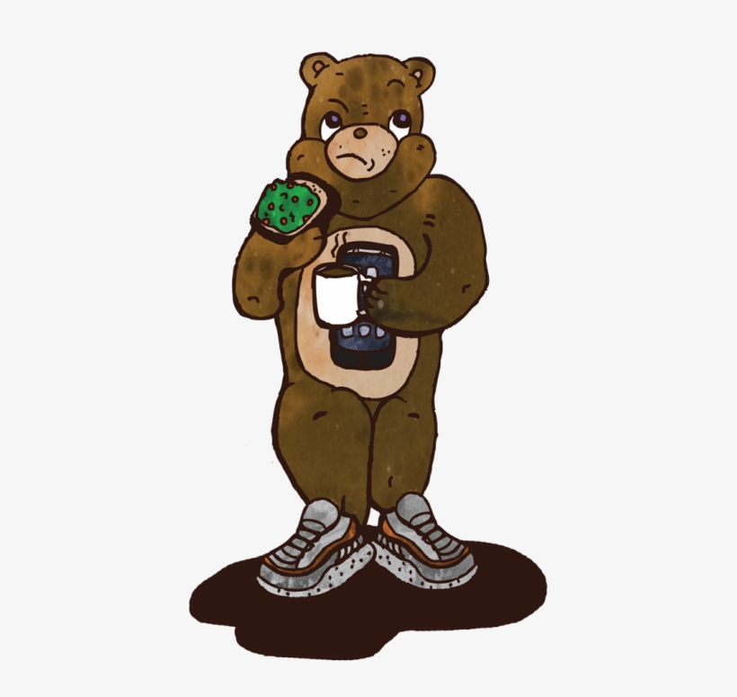Bitcoin Bear - Cartoon, transparent png