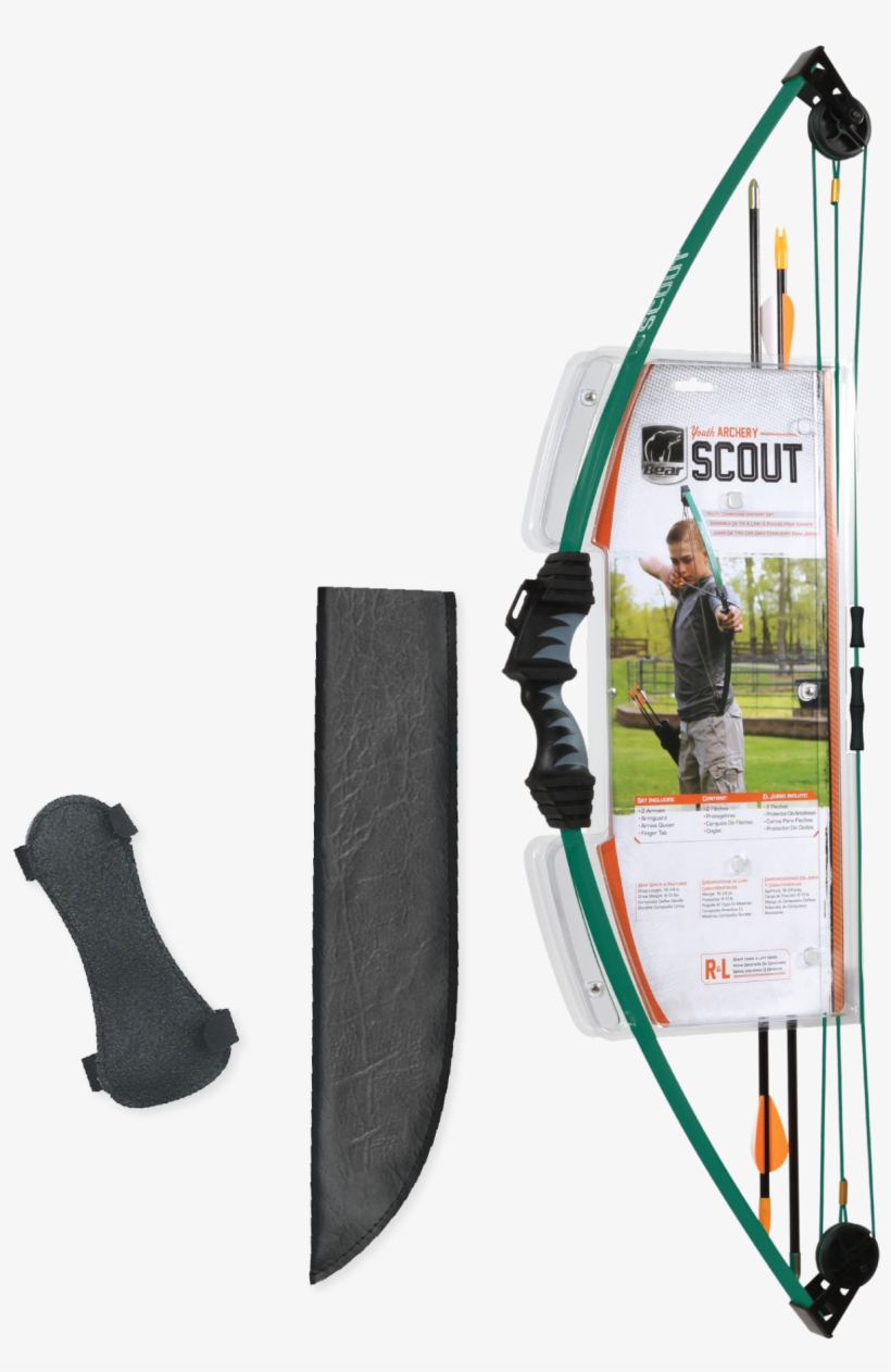Bear Archery Scout Youth Bow Set Includes Arrows, Armguard, Youth Bow
