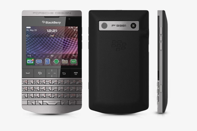 Porsche-designed Blackberry Is A Sleek Slab Of Steel - Bb Porsche Design P 9981, transparent png