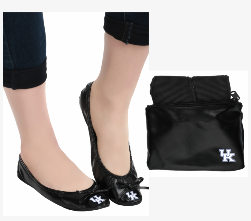 Kentucky Wildcats Ncaa Team Logo Womens Foldable Flats - Boston Bruins Nhl Team Logo Womens Foldable Flats Shoes, transparent png